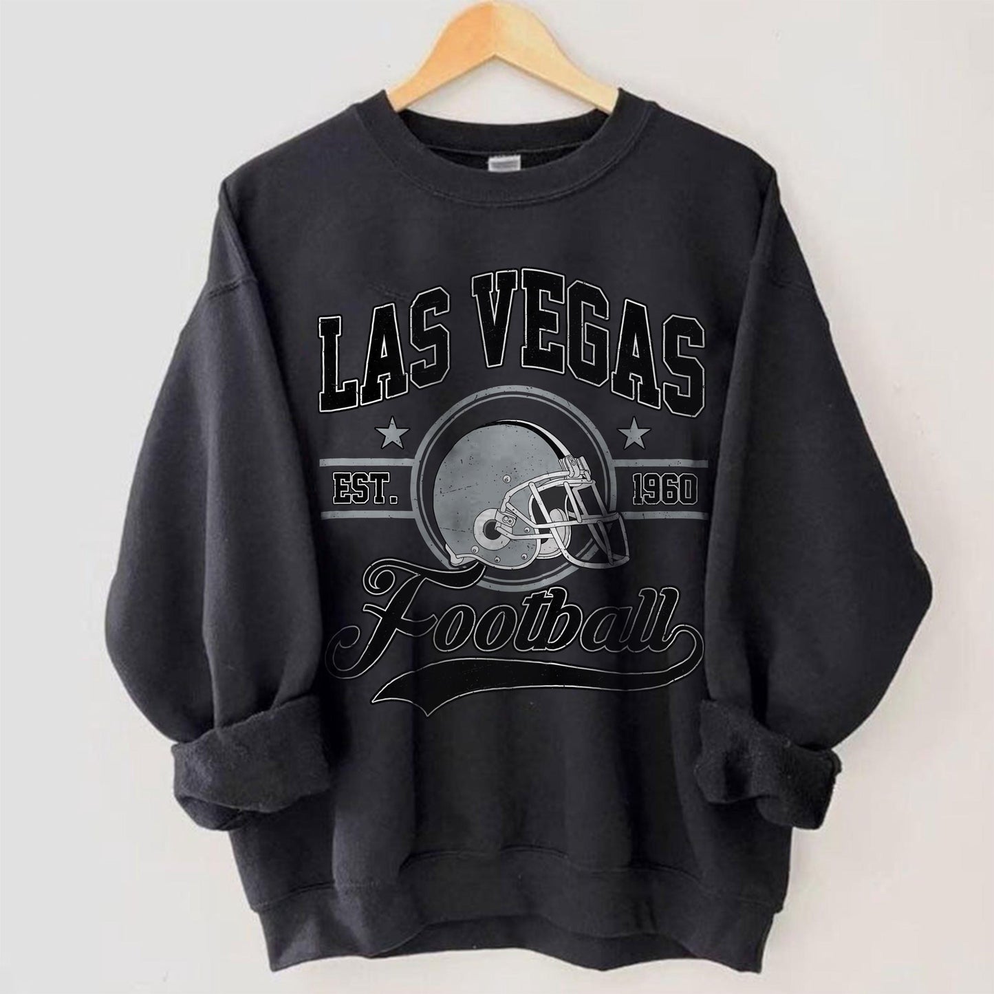 Vintage Las Vegas Football Sweatshirt, Las Vegas Shirt, Trendy Las Vegas Football Fan Gift, Las Vegas Game Day Shirt, Game Day Shirt.