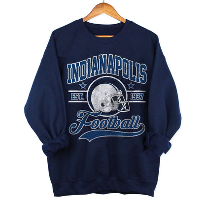 Indianapolis Football Vintage Style Sweatshirt, Indianapolis Shirt, Sun Day Football, Indianapolis Football, Retro Indianapolis Football Fan