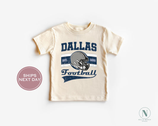 Dallas Football Shirt, Retro Dallas Football Shirt, Vintage Dallas Women Shirt, Dallas Toddler Shirt