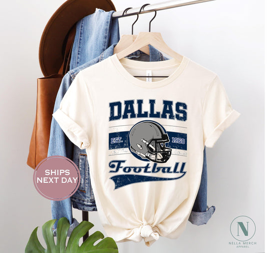 Dallas Football Shirt, Retro Dallas Football Shirt, Vintage Dallas Women Shirt, Dallas Toddler Shirt