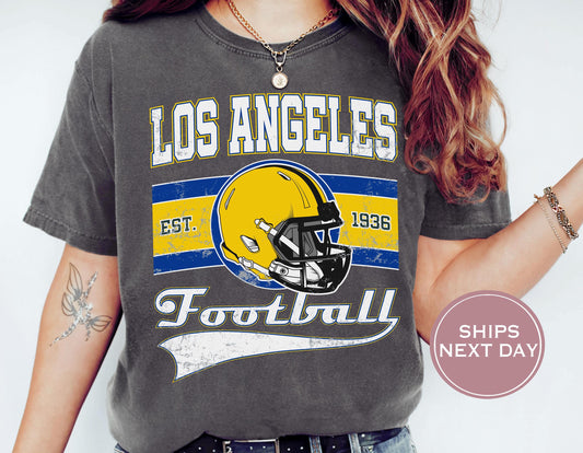 Retro Los Angeles Football Shirt, Vintage Los Angeles Football Shirt, Los Angeles Football, Trendy Los Angeles Football Shirt,Game Shirt