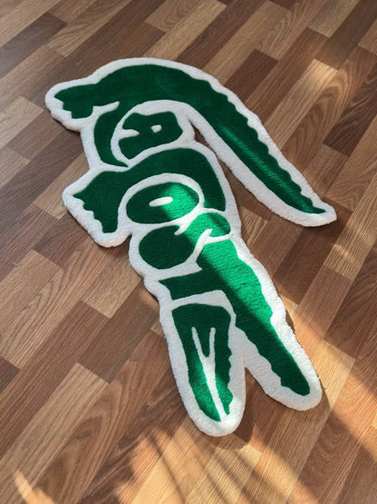 Custom tufted rugs.Custom alligator rug your design.Rugs for bedroom aesthetic.cool rug.Tufted rug.Hypebeast rug.Graphicr rugs crocodile rug