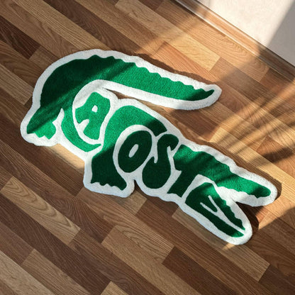 Custom tufted rugs.Custom alligator rug your design.Rugs for bedroom aesthetic.cool rug.Tufted rug.Hypebeast rug.Graphicr rugs crocodile rug