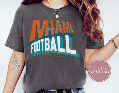 Retro Miami Football Shirt, Vintage Miami Football Shirt, Miami Football Shirt, Trendy Miami Football Shirt, Game Shirt