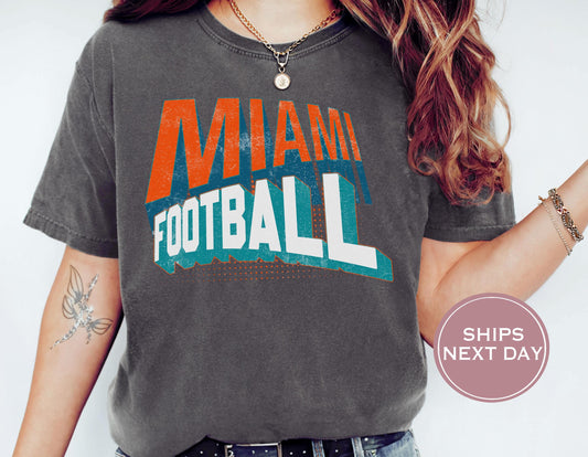 Retro Miami Football Shirt, Vintage Miami Football Shirt, Miami Football Shirt, Trendy Miami Football Shirt, Game Shirt