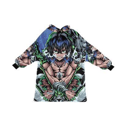 Kids Blanket Hoodie Cartoon Manga Mangas Comics