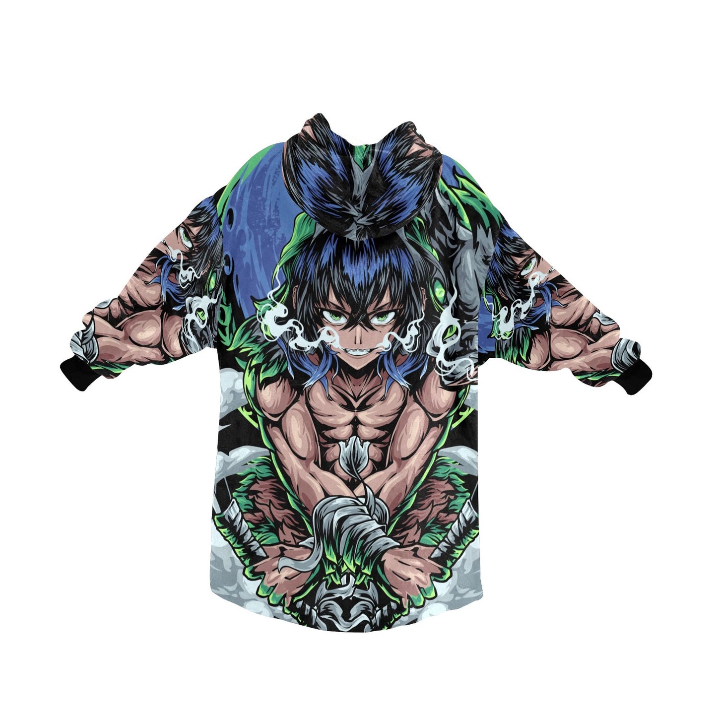 Kids Blanket Hoodie Cartoon Manga Mangas Comics