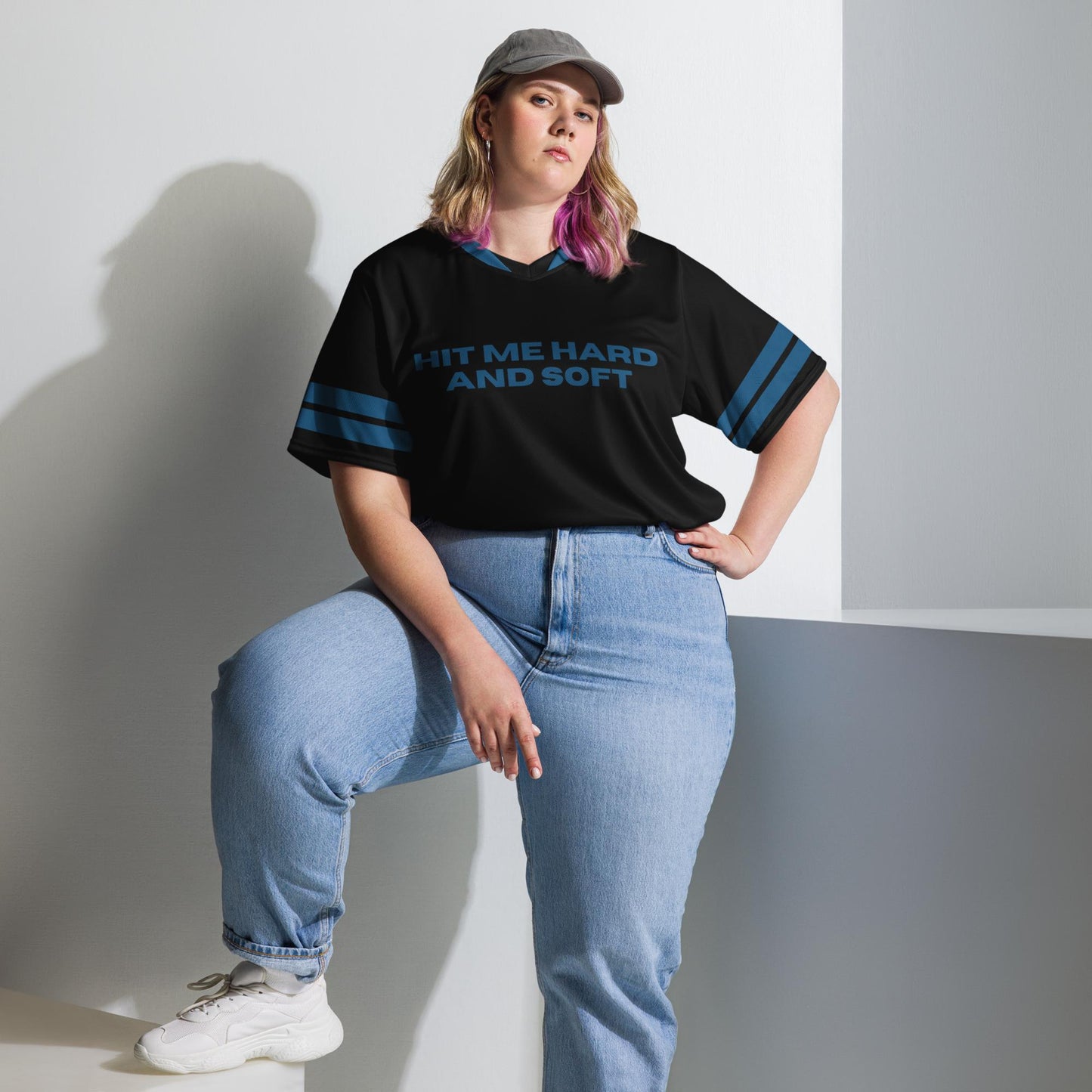 Your Custom Text Jersey, Black or White Aesthetic Fan Merch Jersey