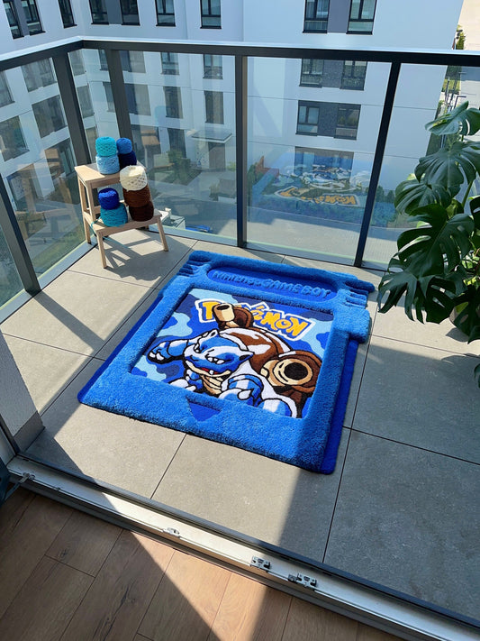 Game cartridge tufted rug,3d cartridge rug, handmade tufted custom rug, living room decor rug, bedroom carpet, area carpet