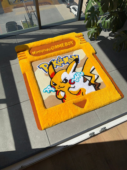 Game cartridge tufted rug,3d cartridge rug, handmade tufted custom rug, living room decor rug, bedroom carpet, area carpet