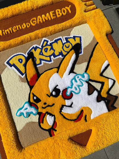 Game cartridge tufted rug,3d cartridge rug, handmade tufted custom rug, living room decor rug, bedroom carpet, area carpet