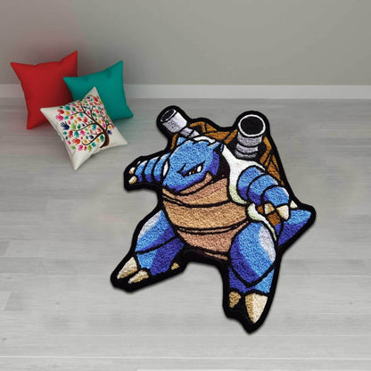 Blastoise rug, Mega Blastoise rug, custom rug
