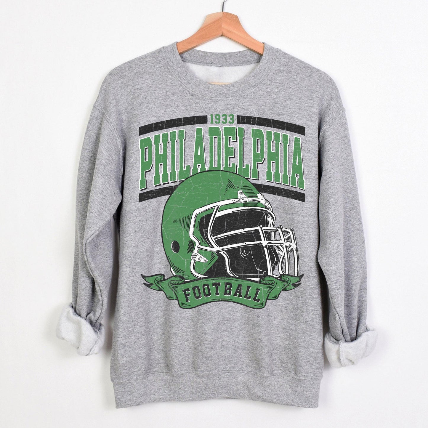 Vintage Philadelphia Football Crewneck Sweatshirt, Eagle Shirt, Philadelphia Fans Gift, Game Day Shirt, Football Phi-lly Eagle Gift