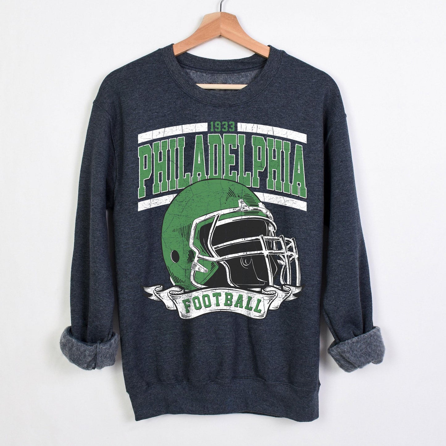 Vintage Philadelphia Football Crewneck Sweatshirt, Eagle Shirt, Philadelphia Fans Gift, Game Day Shirt, Football Phi-lly Eagle Gift