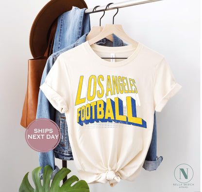 Los Angeles Football Shirt, Vintage Los Angeles Football Shirt, Retro Los Angeles Football Women Shirt, Los Angeles Football Toddler Shirt