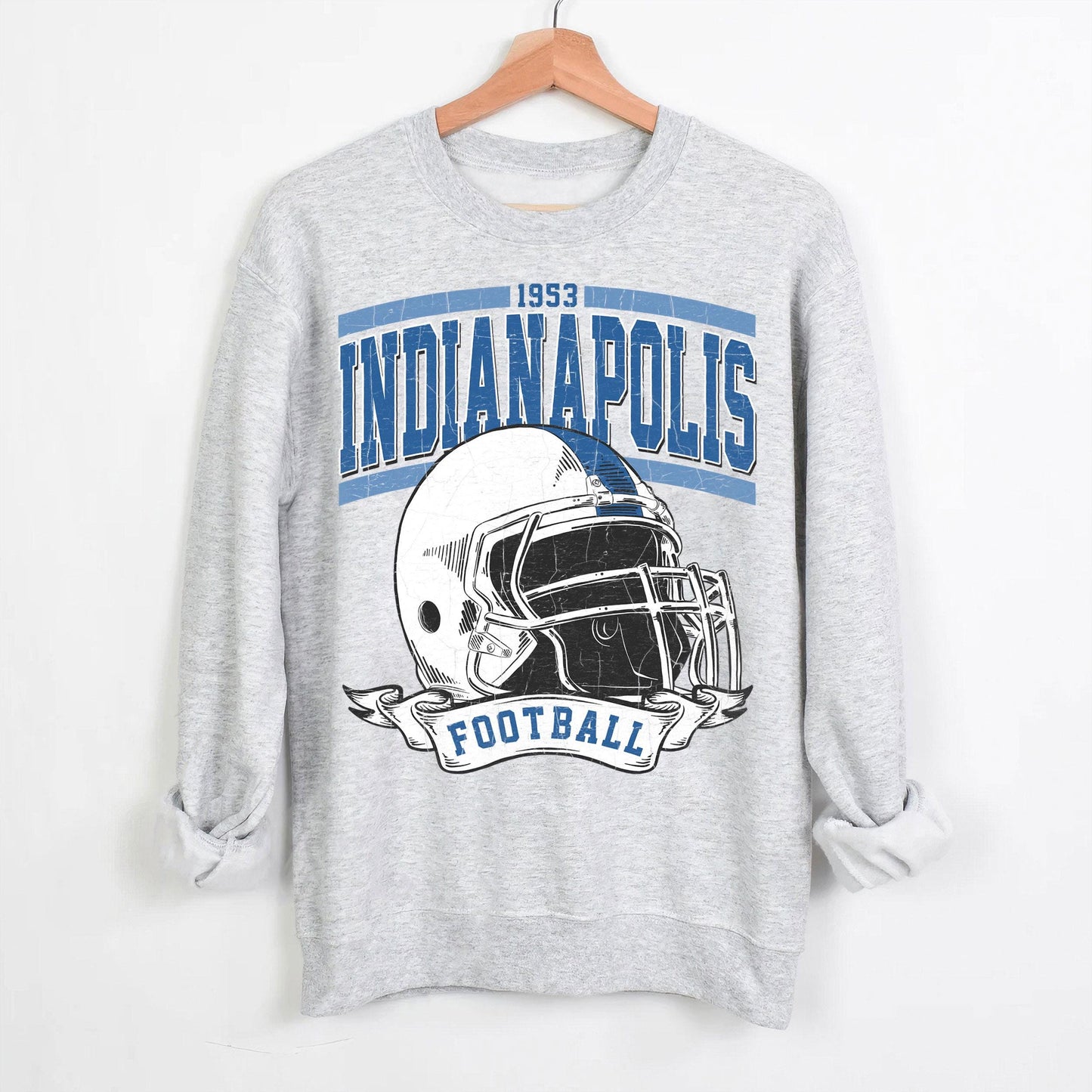 Retro Indianapolis Football Fan, Indianapolis Shirt, Indianapolis Football Vintage Style SweatshirtSun Day Football, Indianapolis Football