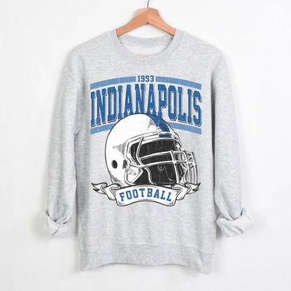Retro Indianapolis Football Fan, Indianapolis Shirt, Indianapolis Football Vintage Style SweatshirtSun Day Football, Indianapolis Football