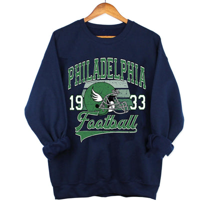 Philadelphia Football Sweatshirt, Vintage Style Gift, Football Tee, Philadelphia Fans Shirt, Philadelphia Football Shirt, Philadelphia Retro