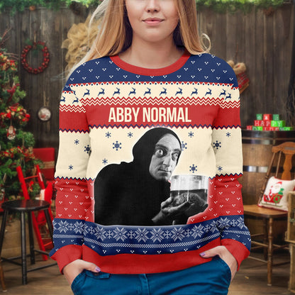 Young Frankenstein Christmas Ugly Sweater - Retro Movie Quote