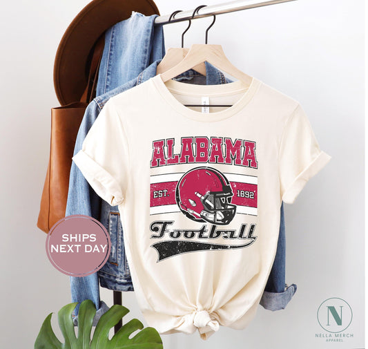 Retro Alabama Football Shirt, Vintage Alabama Football Shirt, Alabama Football Women Shirt, College Football Shirt