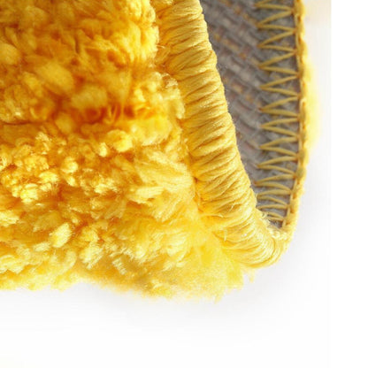 Lemon Bath Mat, Dorm Rug, Tufted Fluffy Fruit Bathroom Rugs for Girls, Funny Shower Rugs, Non Slip Bath Mat