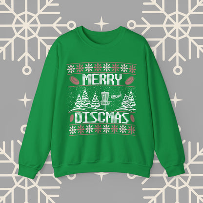 Merry Discmas Ugly Christmas , Disc Golf Christmas Sweatshirt, Funny Christmas , Gift for Disc Golfer, Disc Golf Shirt for Men