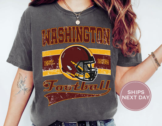 Retro Washington Football Shirt, Vintage Washington Football Shirt, Washington Football Shirt, Trendy Washington Football Shirt, Game Shirt