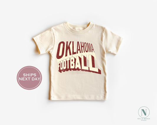 Retro Oklahoma Football Shirt, Vintage Oklahoma Football Tee, Tulsa Oklahoma T-Shirt, College Football Shirt