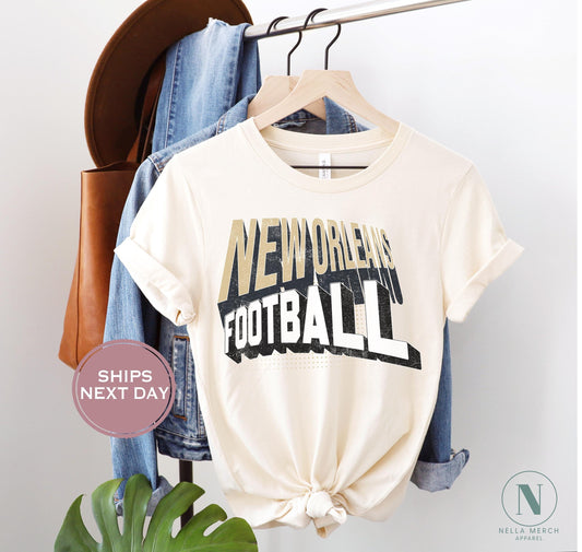 New Orleans Football Shirt, Vintage New Orleans Football Shirt, Retro New Orleans Football Women Shirt, New Orleans Football Shirt