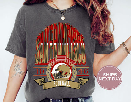 Retro San Francisco Football, Vintage San Francisco Football, San Francisco Football Shirt, Trendy San Francisco Football Shirt,Game Shirt