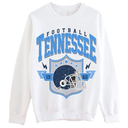 Retro 90s Style Tennessee Football Sweatshirt, Tennessee Team Football Shirt, Tennessee Football, Game Day Shirt, Sunday Tennessee