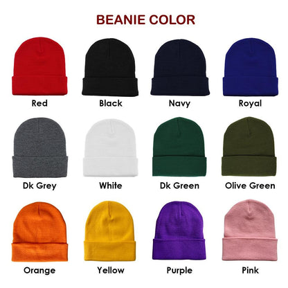 Piranha Plant Embroidered Beanie Halloween Beanie Winter Beanie