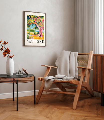 Henri Matisse Oak Tree Print: Rustic Landscape Painting