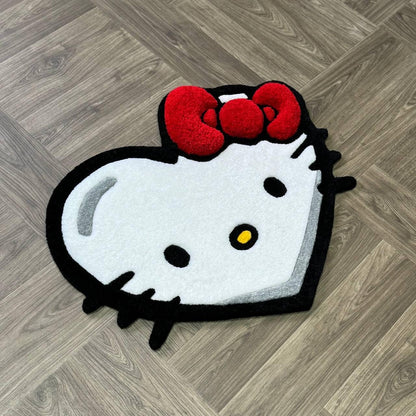 3D fluffy custom rug.Kitty rug.Tufted rug.Rugs for bedroom aesthetic.Cute rug.Hand tufted rug.Cool rug.Anime rug.Kids rug.Custom doormat.