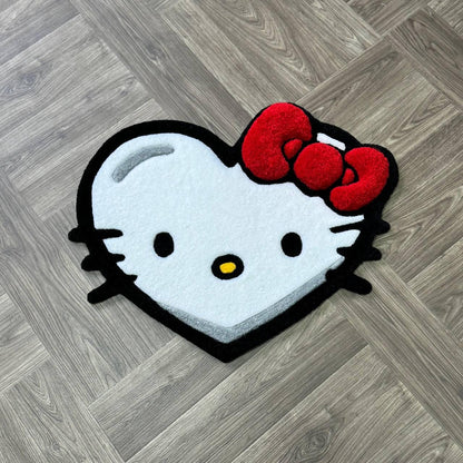 3D fluffy custom rug.Kitty rug.Tufted rug.Rugs for bedroom aesthetic.Cute rug.Hand tufted rug.Cool rug.Anime rug.Kids rug.Custom doormat.