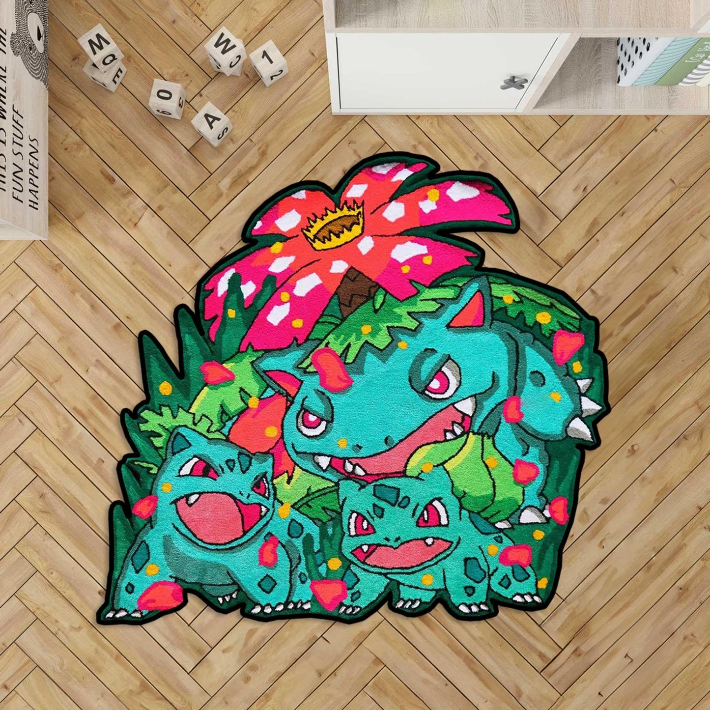 Balbasaur rug, venusaur rug, Ivysaur rug