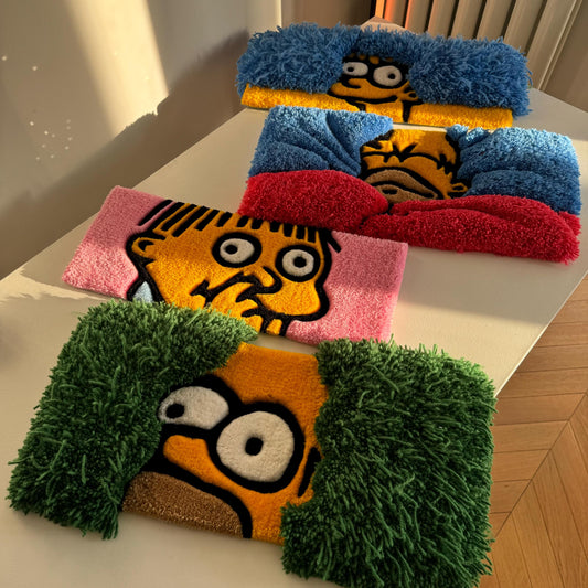3D Keyboard Fluffy Rugs – Ideal Gift for Gamers, IT Specialists, and Cartoon Fans