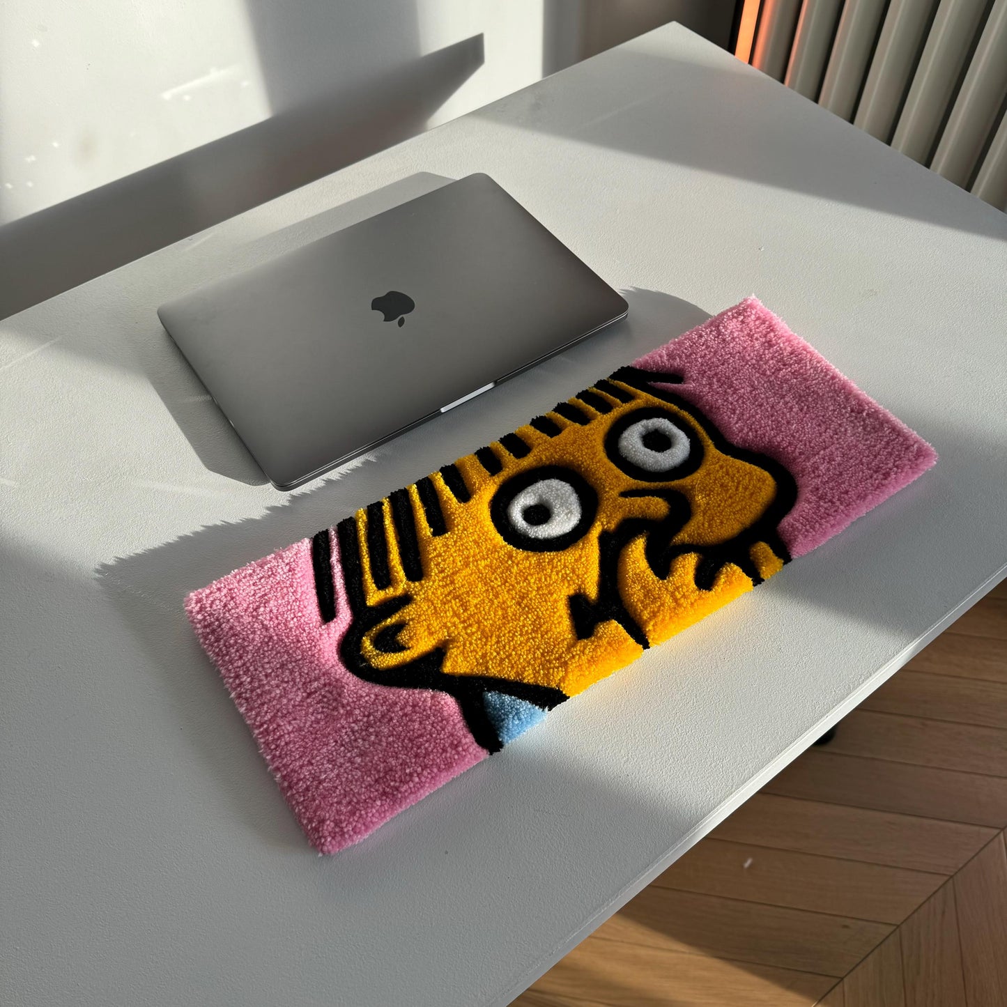 3D Keyboard Fluffy Rugs – Ideal Gift for Gamers, IT Specialists, and Cartoon Fans