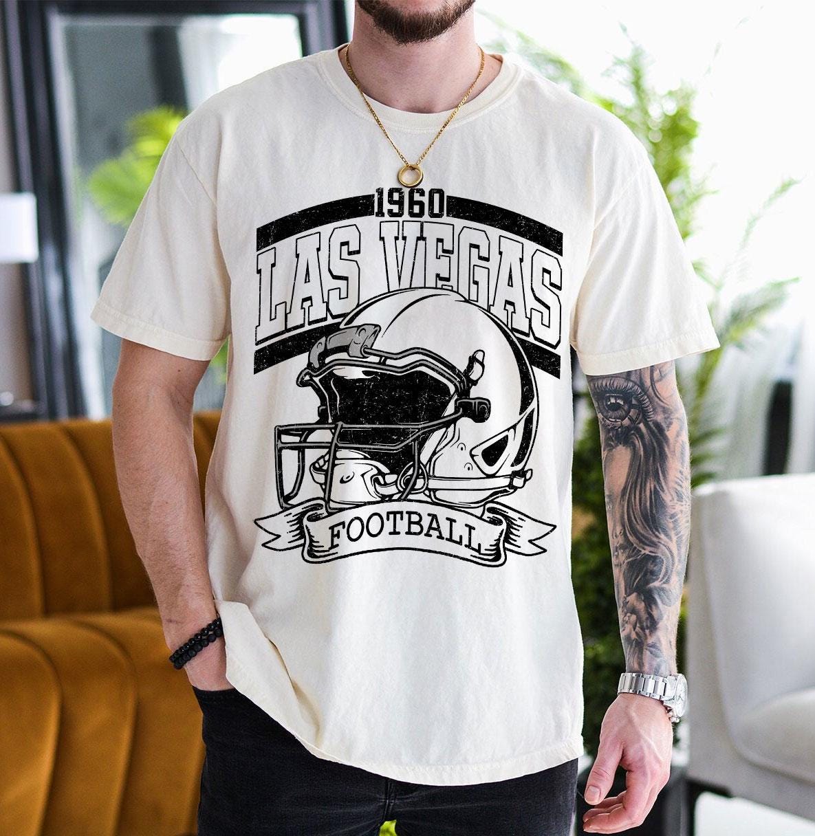 Vintage 90s Style Las Vegas Football Sweatshirt, Game Day Shirt, Las Vegas Team Football Shirt, Sunday Las Vegas, Las Vegas Football