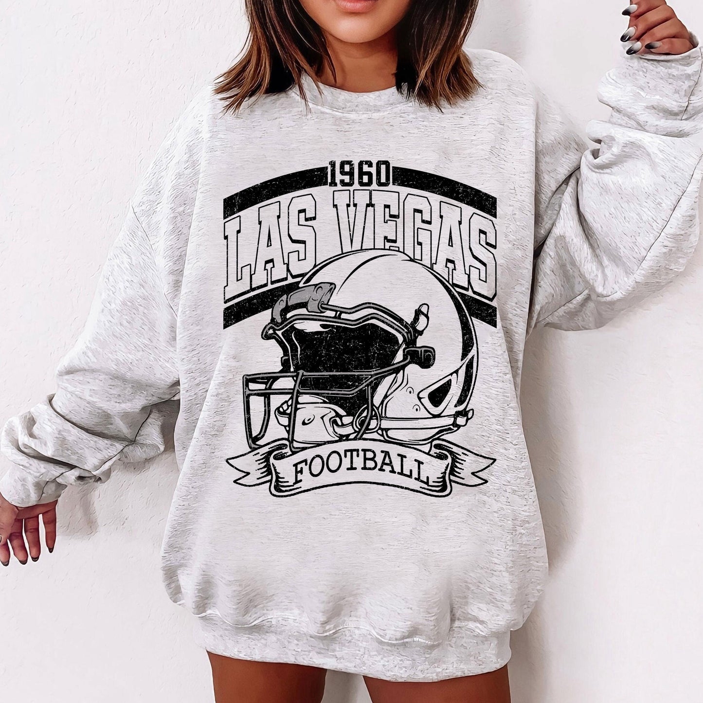 Vintage 90s Style Las Vegas Football Sweatshirt, Game Day Shirt, Las Vegas Team Football Shirt, Sunday Las Vegas, Las Vegas Football