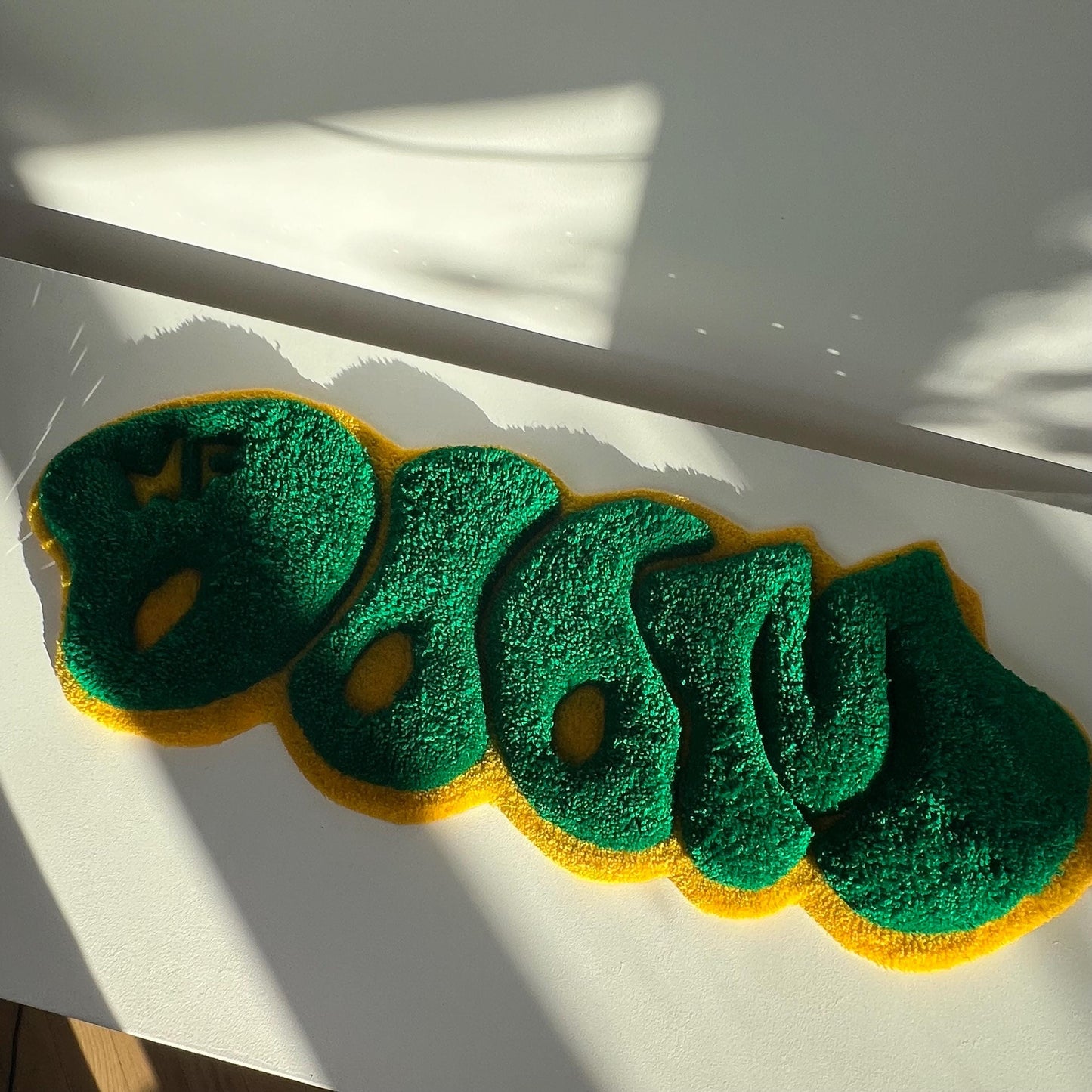 3D MF Doom Handmade Rug - Rap Music Decor (32")