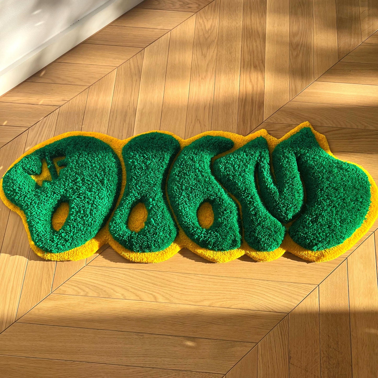 3D MF Doom Handmade Rug - Rap Music Decor (32")