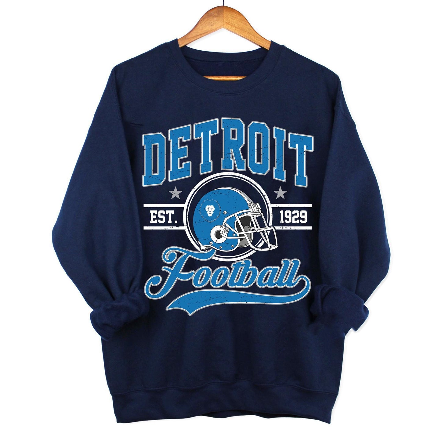 Detroit Football Shirt, Vintage Style Detroit Football shirt, Sunday Football, Detroit Football Sweatshirt, Super Bowl Shirt.