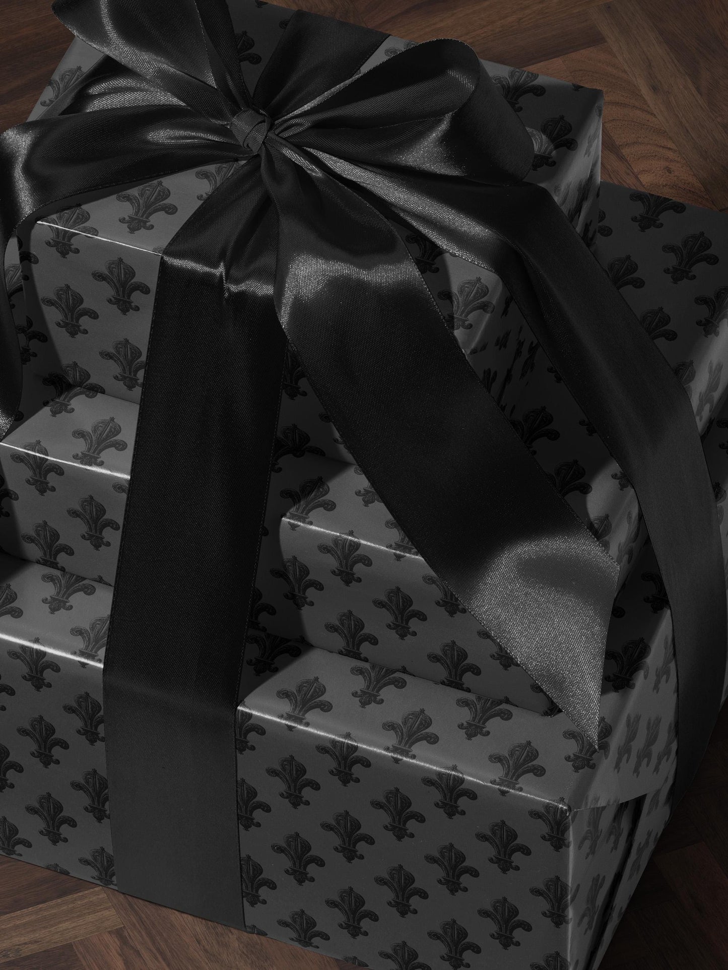 Fleur de Lis Wrapping Paper Birthday Gift Wrap French Design Elegant Gift Wrap Decorative Paper Unique Wrapping Paper Premium Gift Wrap