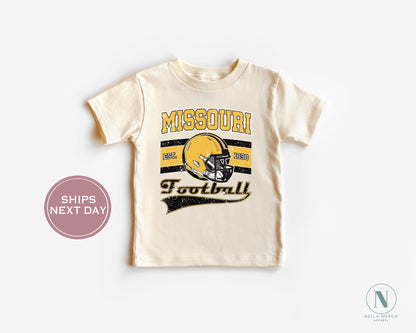Retro Missouri Football Shirt, Vintage Missouri Football Tee, Columbia Missouri T-Shirt, College Football Shirt