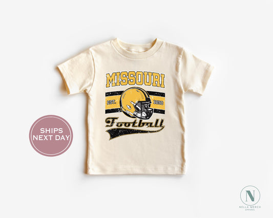 Retro Missouri Football Shirt, Vintage Missouri Football Tee, Columbia Missouri T-Shirt, College Football Shirt