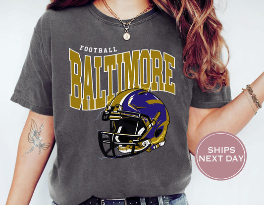 Retro Baltimore Football Shirt, Vintage Baltimore Football Shirt, Baltimore Football Shirt, Trendy Baltimore Football Shirt, Game Shirt