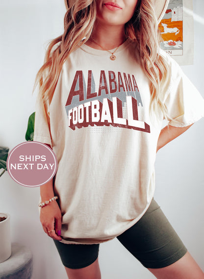 Retro Alabama Football Shirt, Vintage Alabama Football Shirt, Alabama Football Women Shirt, College Football Shirt