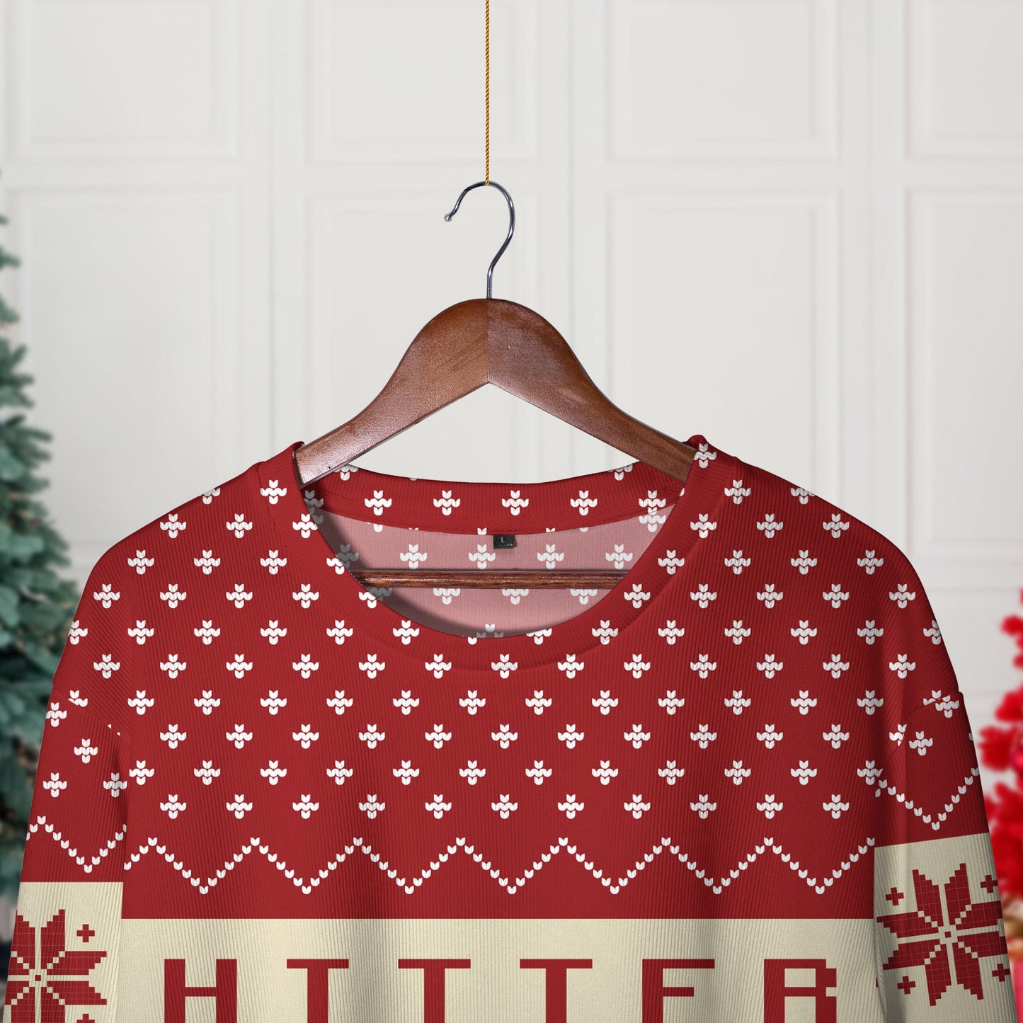 Funny Christmas Vacation Shitter's Full Ugly Christmas Sweater Red, Ugly Christmas Sweater, Ugly Sweater, Gifts for Her Him Xmas Gifts