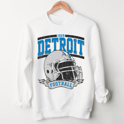 Detroit Football Shirt, Sunday Football, Detroit Football Sweatshirt, Super Bowl Shirt, Vintage Style Detroit Football Shirt.